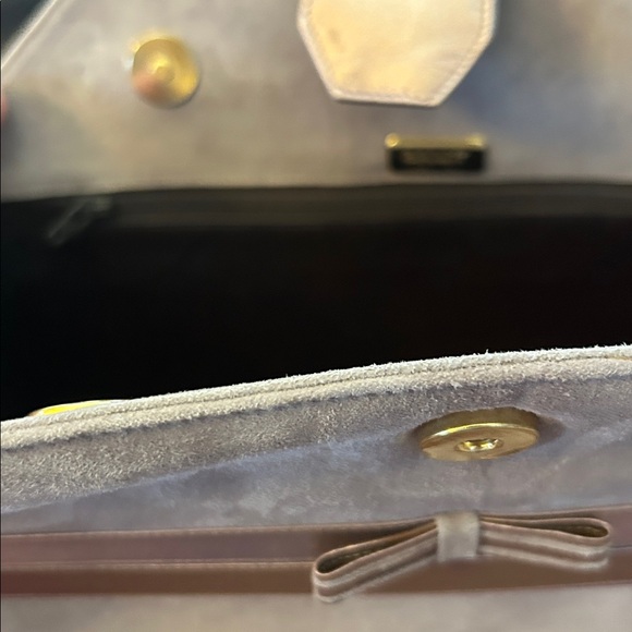 Bally Vintage Suede Clutch/ Shoulder Bag In EUC - Picture 11 of 12